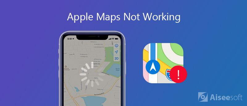 Mapas da Apple não funcionam