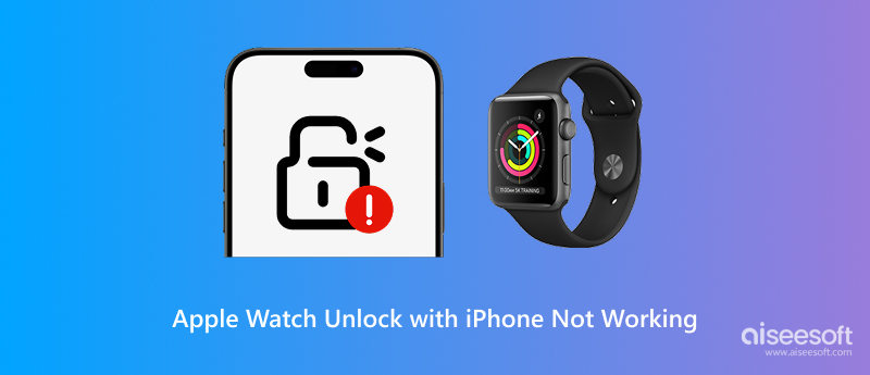 Desbloqueio do Apple Watch com iPhone não funciona