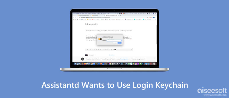 Assistantd quer usar o chaveiro de login