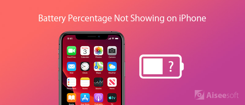 Porcentagem de bateria não aparece no iPhone