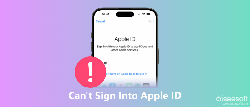 Não consigo fazer login no ID Apple