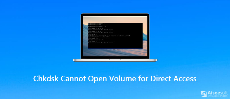 Chkdsk não pode abrir volume para acesso direto