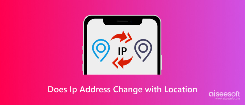 O endereço IP muda com a localização?