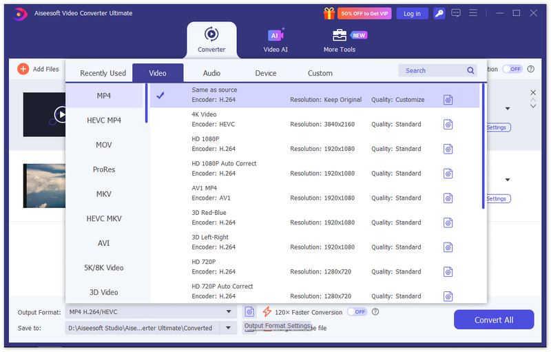 Converter Selecionar Formato