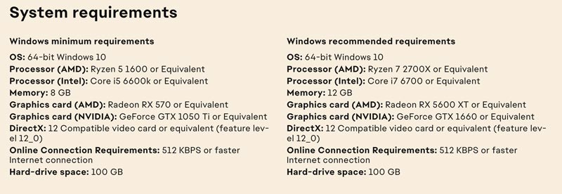 Requisitos de sistema do FIFA para PC