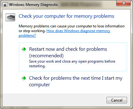 Verifique a memória do computador