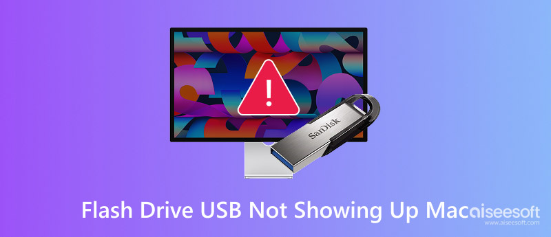 Flash Drive não aparece no Mac