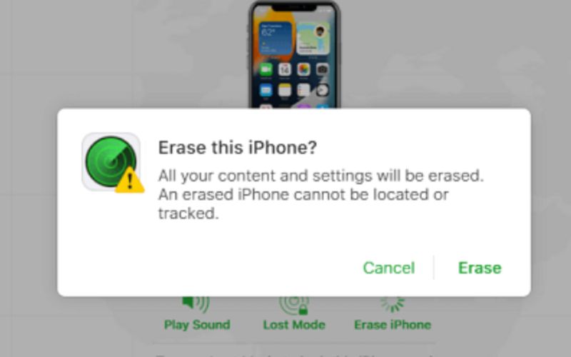 Redefinir o iPhone via iCloud