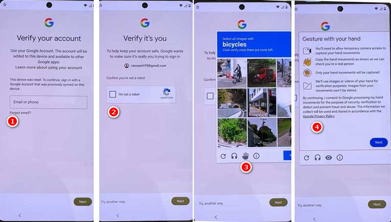 Acessar o navegador com bloqueio FRP em um Motorola