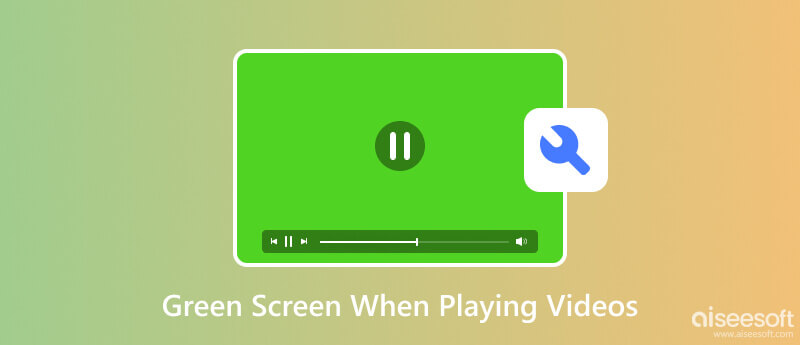 Tela verde ao reproduzir vídeos