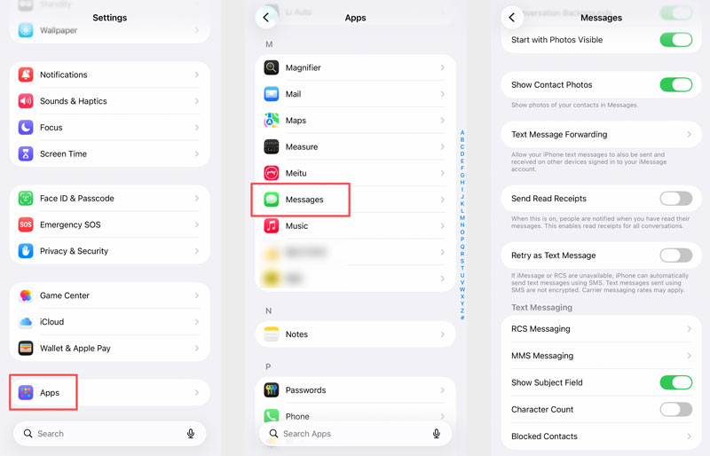 Mensagens do iPhone: Exibir campo Assunto