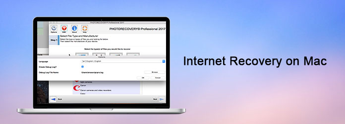 Recuperação da Internet no Mac