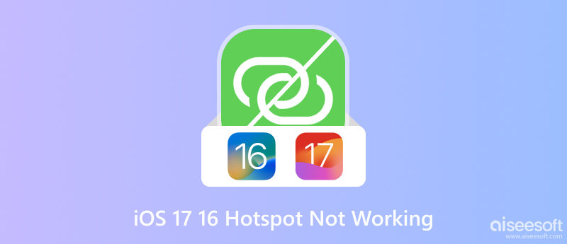 O ponto de acesso iOS 17 16 não funciona