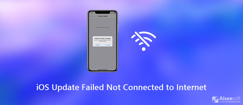 Atualização do iOS não conectada à Internet