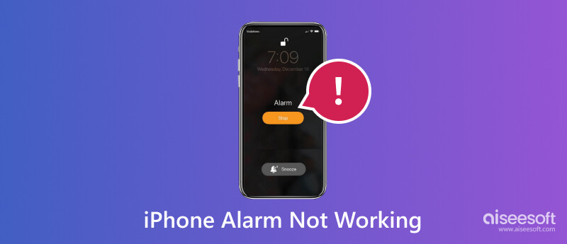 Alarme do iPhone não funciona