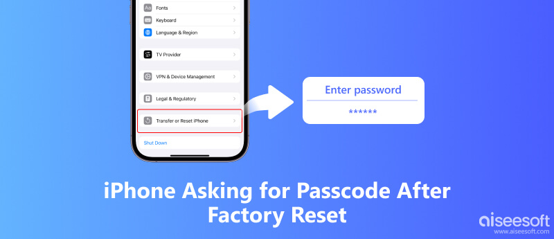 iPhone pede senha após restauração de fábrica
