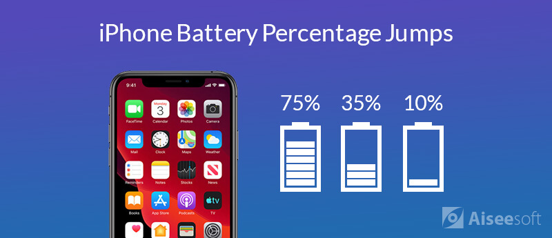Consertar a porcentagem de bateria do iPhone subindo / descendo