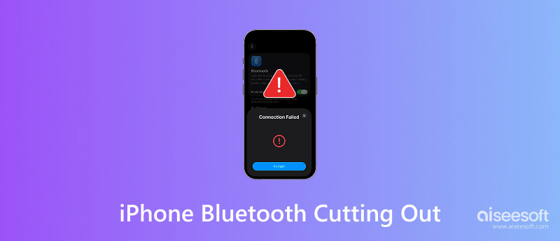 O Bluetooth do iPhone está falhando.
