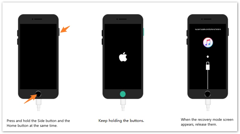 Entrar no Modo de Recuperação no iPhone 6 ou anterior