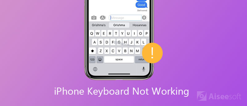 Consertar o teclado do iPhone não está funcionando