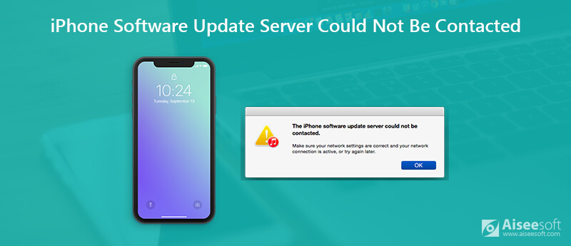 Corrigir o servidor de atualização de software do iPhone não pôde ser contatado