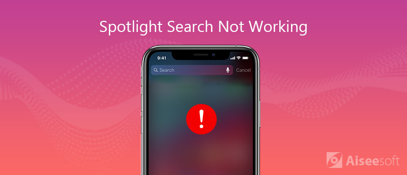 A pesquisa do Spotlight do iPhone não está funcionando