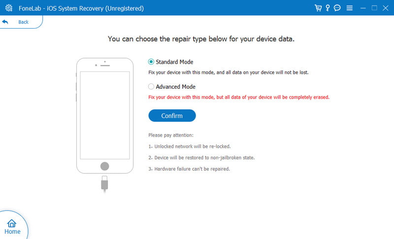 Pacote de firmware de recuperação do sistema Aiseesoft iOS