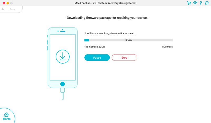 Download do pacote de firmware