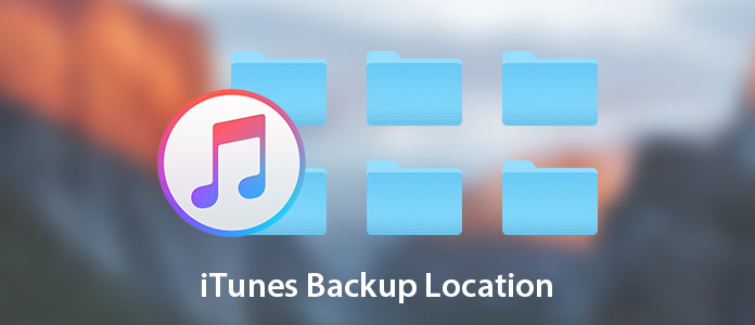 Localização de backup do iTunes