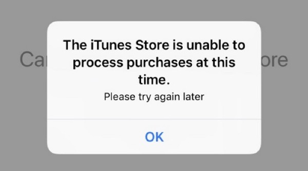 iTunes Store indisponível