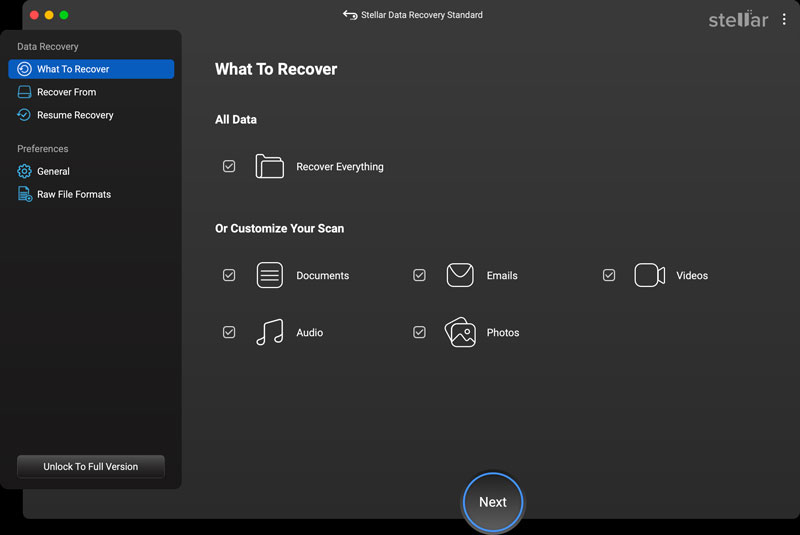 Recuperação Estelar de Dados