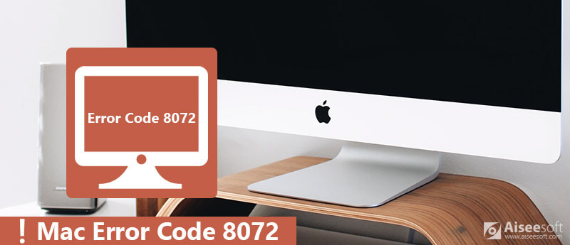 Código de erro 8072 do Mac