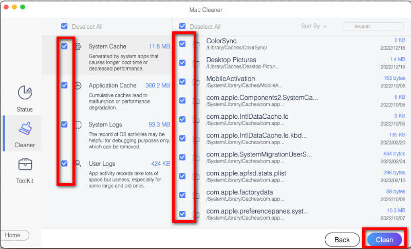 Limpar cache no Mac