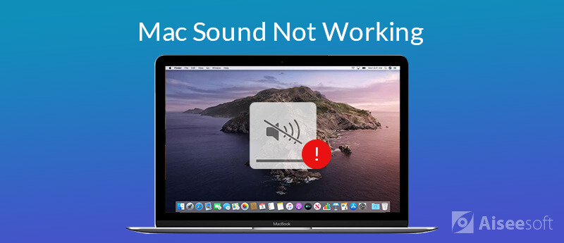 Consertar o som do Mac não está funcionando