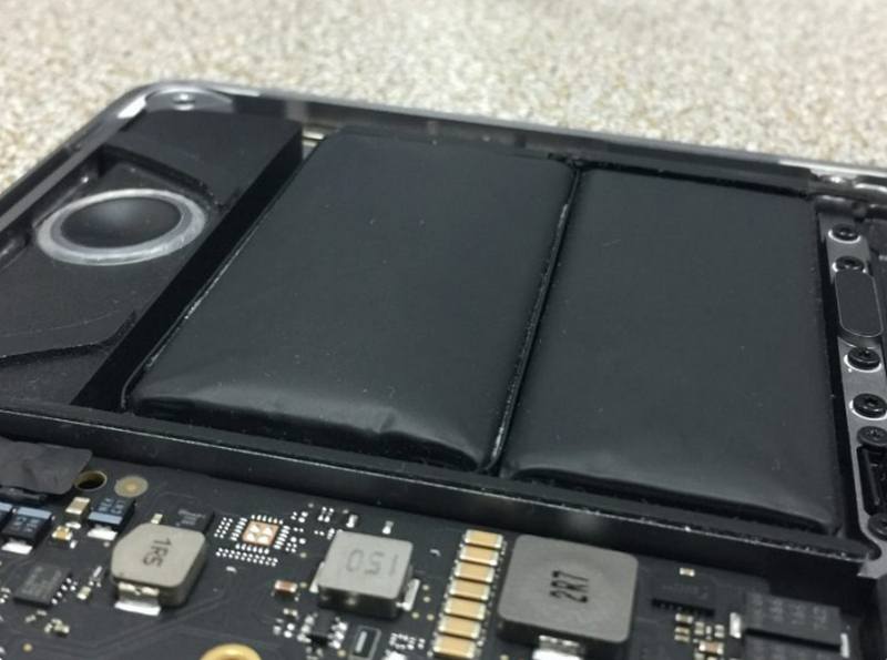 Veja a bateria do Macbook