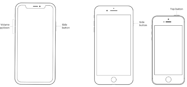 Forçar a reinicialização do seu iPhone