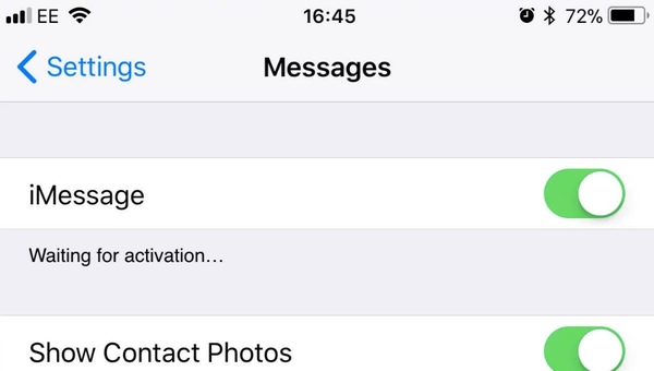 Ativar e desativar o iMessage no iPhone