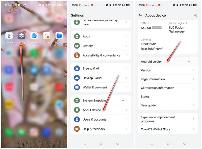Verificar sistema de versão