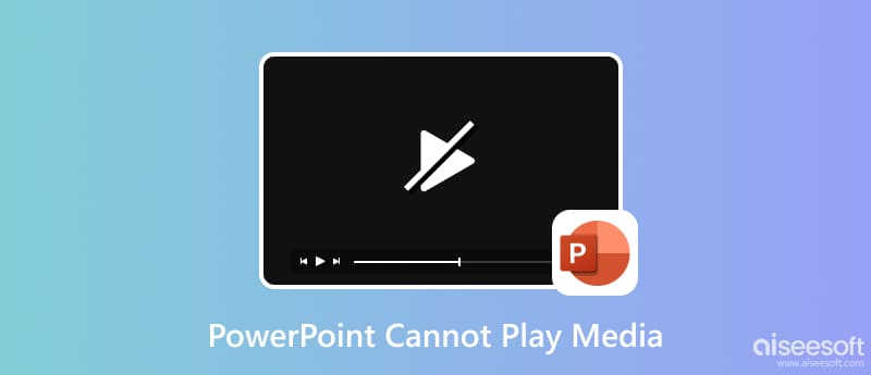 O PowerPoint não pode reproduzir mídia