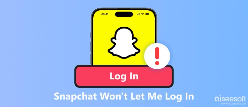 O Snapchat não me deixa fazer login