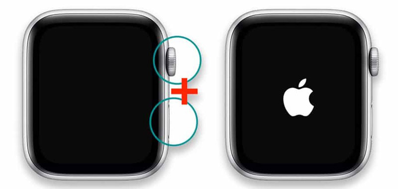 Forçar reinicialização do Apple Watch