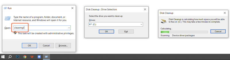 Limpeza de Disco do Windows C