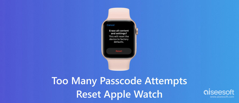 Muitas tentativas de senha reiniciam o Apple Watch