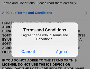 Termos e Condições do iCloud