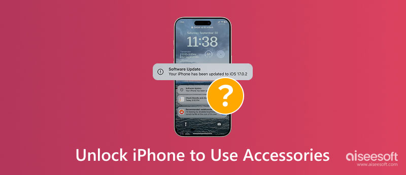 Desbloqueie o iPhone para usar acessórios