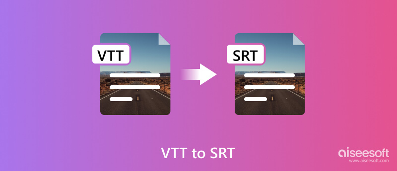 VTT para SRT
