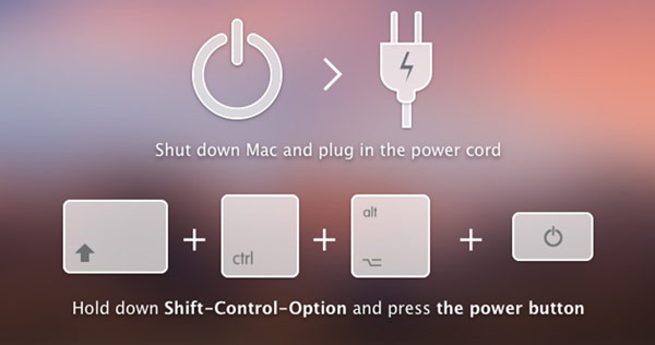 Redefinir as configurações do MaBook SMC