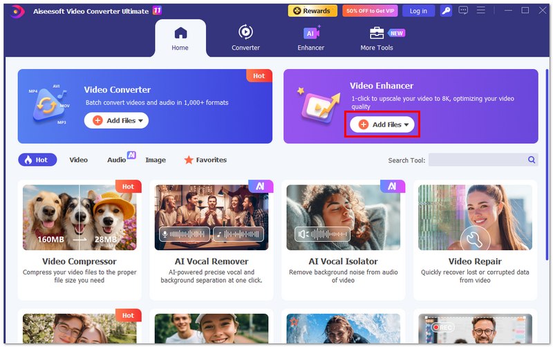 Clique em Adicionar arquivos
