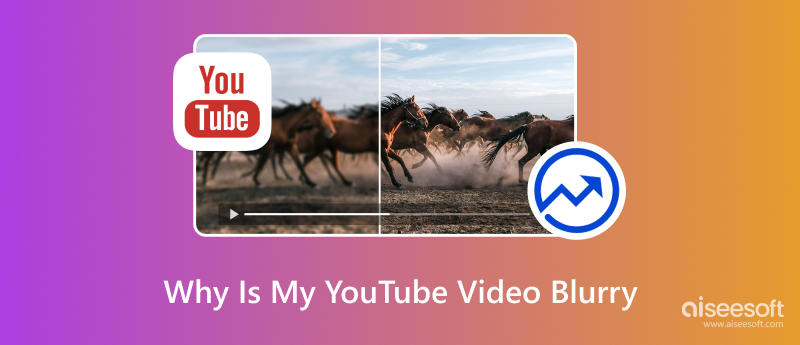 Por que meu vídeo do YouTube está embaçado?