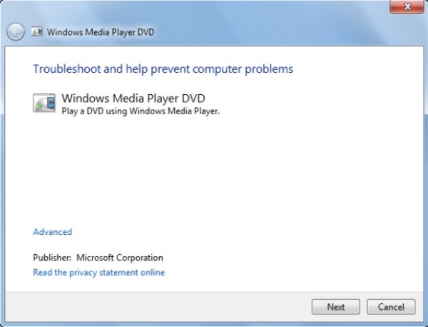 Solucionar problemas do Windows Media Player não está funcionando